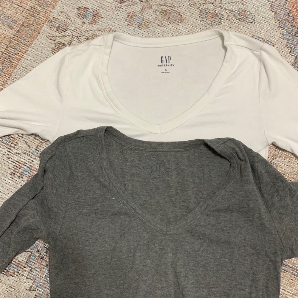 Gap Maternity long sleeve tees